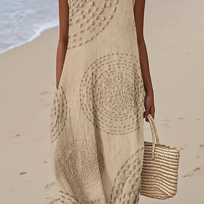 Jocelyn - Textured Sleeveless Maxi Dress