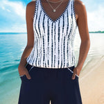 Amanda casual swimsuit with pocket and V-neck