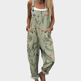 Comfortable printed overalls for women, relaxed fit