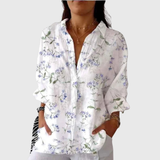 Greta - Lightweight Colourful Shirt with Print