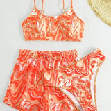 Marilyn - Women's 3-Piece Supportive Swim Set