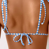 Claire - Lemon Print Triangle Bikini