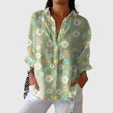 Heidi - Lightweight Colourful Shirt with Print