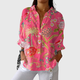 Tara - Lightweight Colourful Shirt with Print