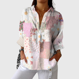 Marlee - Lightweight Colourful Shirt with Print