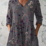 Alice - Long Blouse with V-Neck