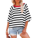 Black and White striped Red collar