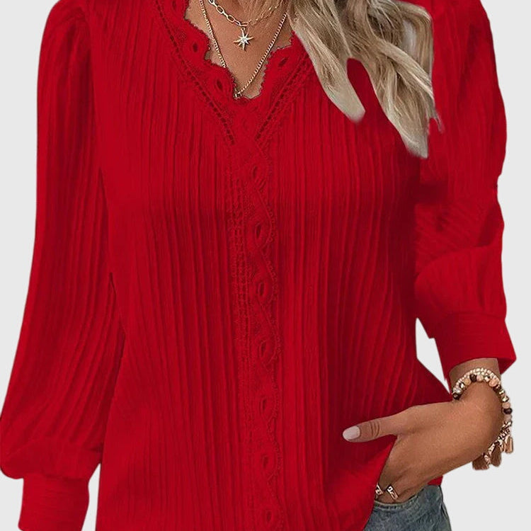 Andrea - Elegant Pullover Blouse