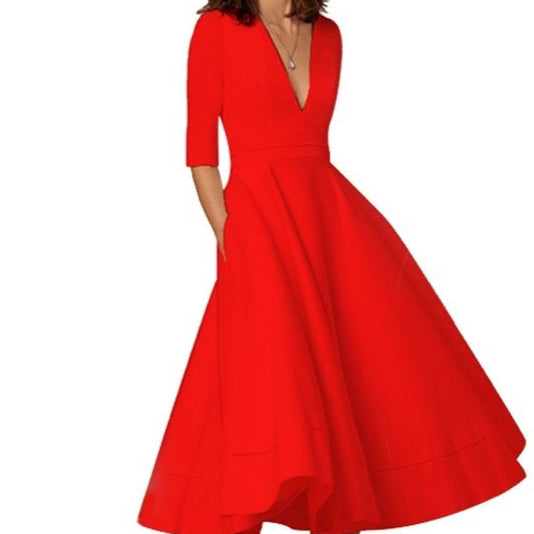 Laura - Women's Midi Dress