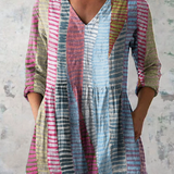 Harriet - Long Blouse with V-Neck