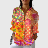 Mila - Lightweight Colourful Shirt with Print