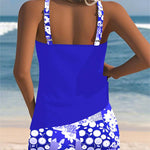Susan swimsuit tank top with printed boxer set