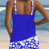 Susan swimsuit tank top with printed boxer set
