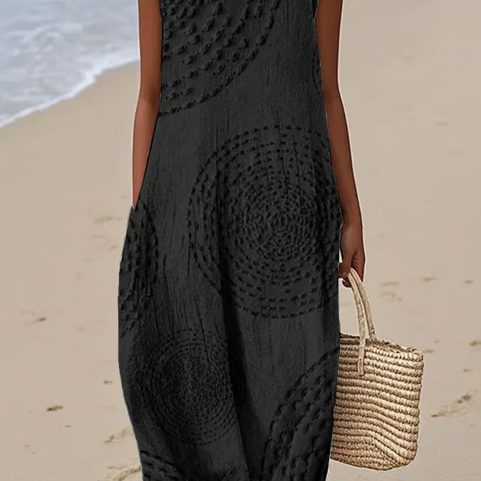 Jocelyn - Textured Sleeveless Maxi Dress