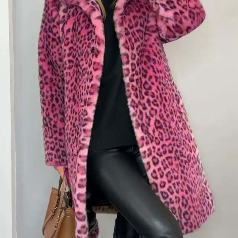 Leia - Leopard Long Jacket