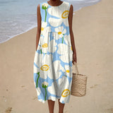 Ingrid - Comfortable Sleeveless Summer Dress