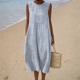 Matilda - Comfortable Sleeveless Summer Dress