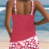 Susan swimsuit tank top with printed boxer set