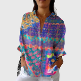 Romy - Lightweight Colourful Shirt with Print
