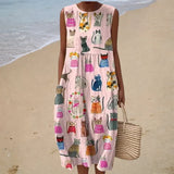 Helen - Comfortable Sleeveless Summer Dress