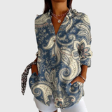 Cleo - Lightweight Colourful Shirt with Print