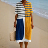 Lydia - Colour Block Dress