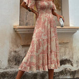 Romy - Off Shoulder Midi Dress