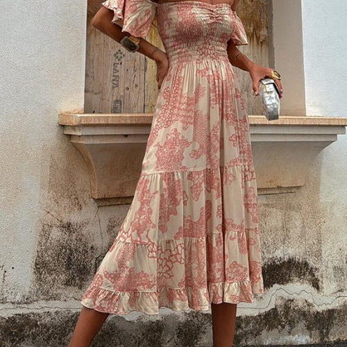 Romy - Off Shoulder Midi Dress