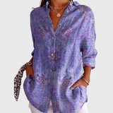 Tahlia - Lightweight Colourful Shirt with Print