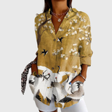 Bridie - Lightweight Colourful Shirt with Print