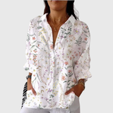 Georgie - Lightweight Colourful Shirt with Print