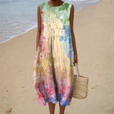 Ginny - Comfortable Sleeveless Summer Dress
