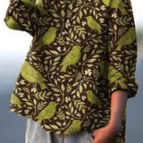 Lola - Casual Vintage-Style Blouse with Floral Pattern