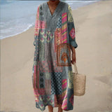 Martha - Bohemian Patchwork Dress