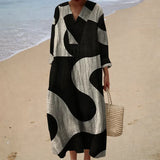 Florence - Flattering Printed Summer Dress