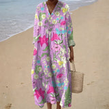 Jemima - Flattering Printed Summer Dress