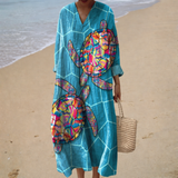 Gwen - Flattering Printed Summer Dress