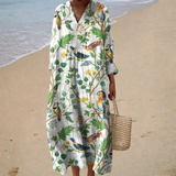 Faith - Flattering Printed Summer Dress