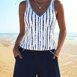 Amanda casual swimsuit with pocket and V-neck