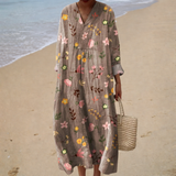 Edith - Flattering Printed Summer Dress