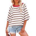 Khaki stripes on White background