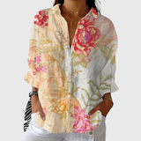 Sadie - Lightweight Colourful Shirt with Print