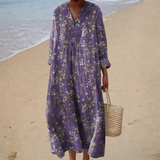 Frances - Flattering Printed Summer Dress