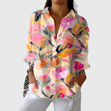 Holly - Lightweight Colourful Shirt with Print