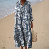 April - Flattering Printed Summer Dress