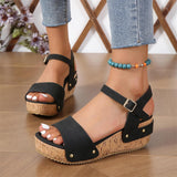Catherine - Elegant Wedge Sandals