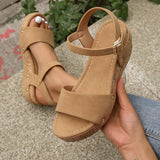 Catherine - Elegant Wedge Sandals