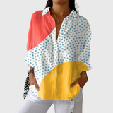 Tilly - Lightweight Colourful Shirt with Print