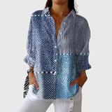 Eadie - Lightweight Colourful Shirt with Print