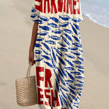 Molly - Sardine Pattern Dress